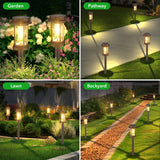 12 Solar Pathway Lights & 8 Pack Solar Pathway