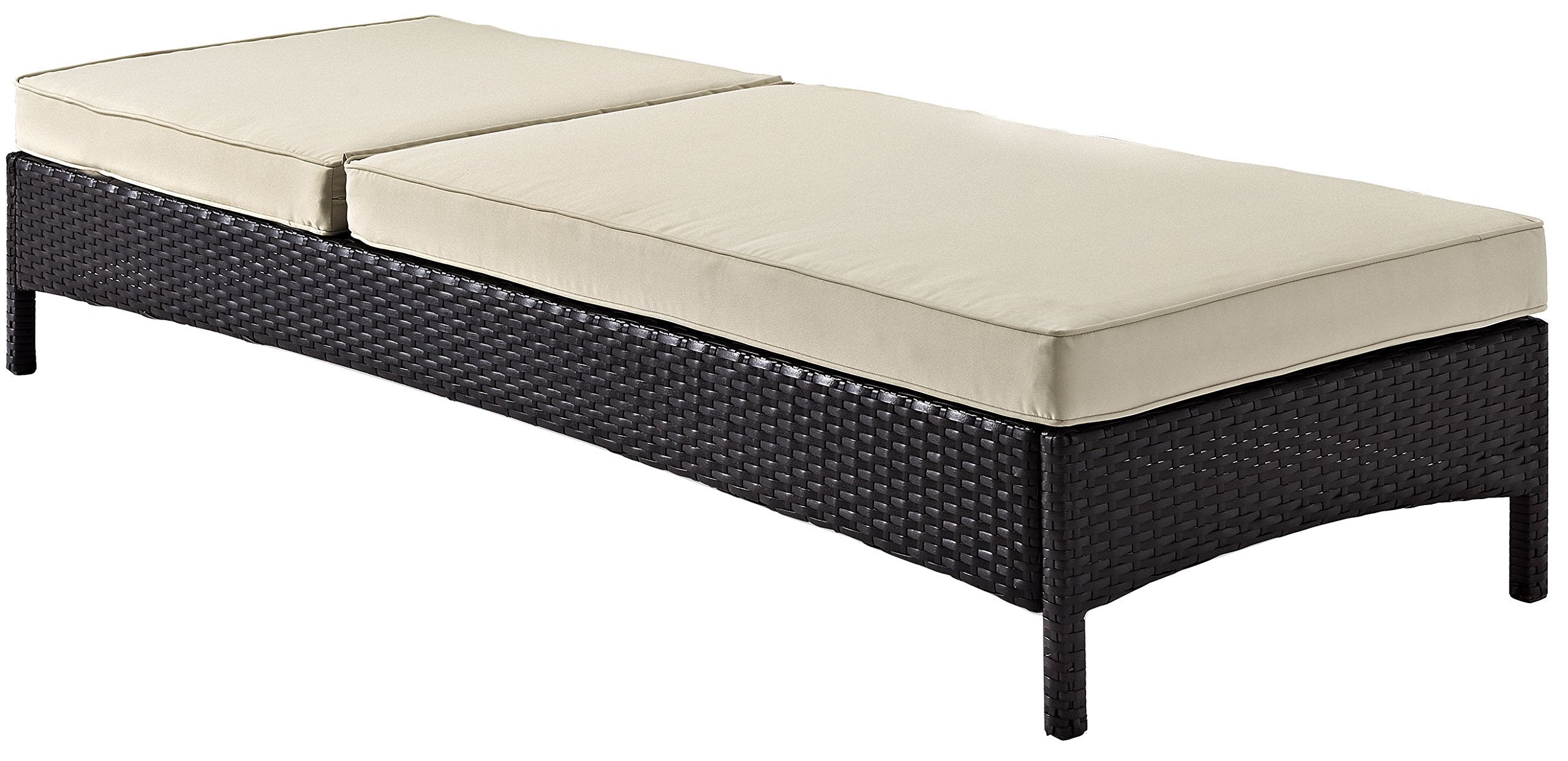 Palm Harbor Reclining Wicker Outdoor Chaise Lounge Chair for Patio