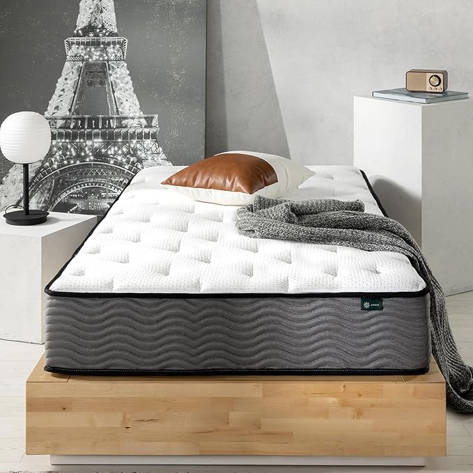 10 Inch True Support Hybrid Mattress [New Version], Queen, Fiberglass Free