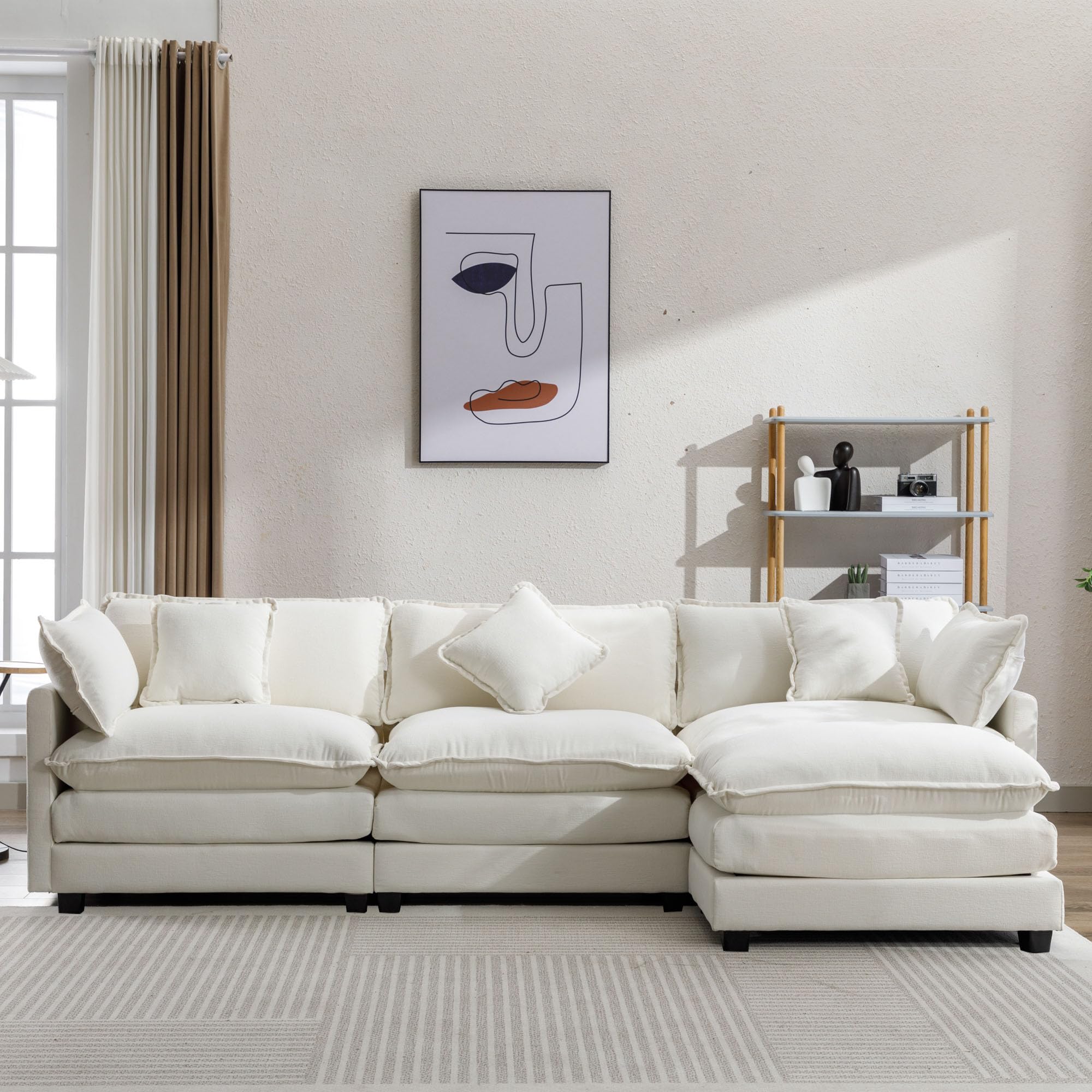 112.2" Wide Modular Sofa Couch for Living Room