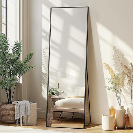 Wall Mirror Full Length Mirror,Standing Mirror Full Body,Large Floor Mirror for Wall Door