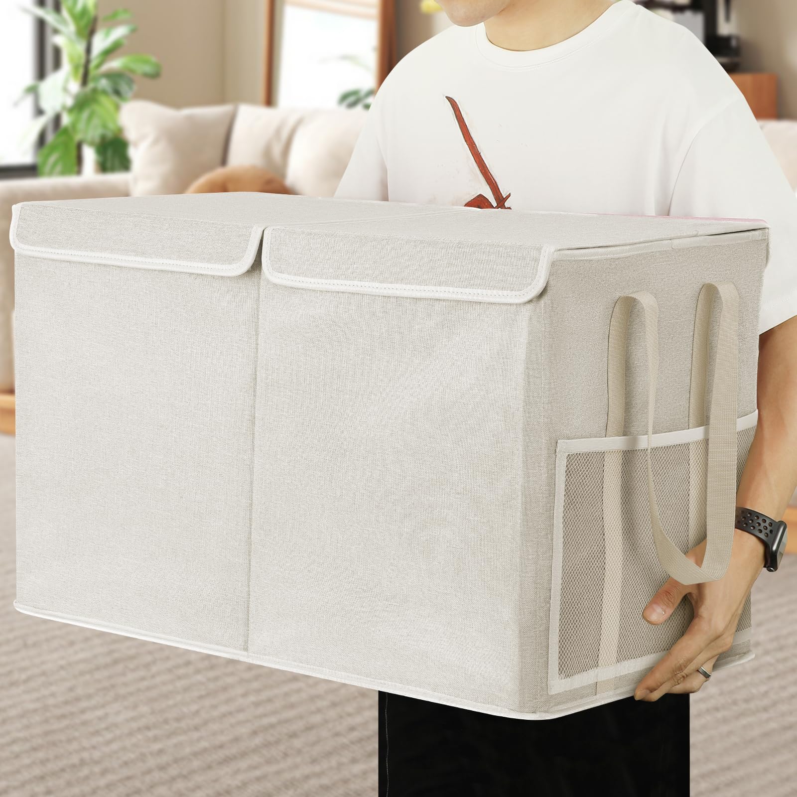 Large Toy Box for Boys Girls Toy Chest Kids Toy Storage Organizer Collapsible Toy Storage