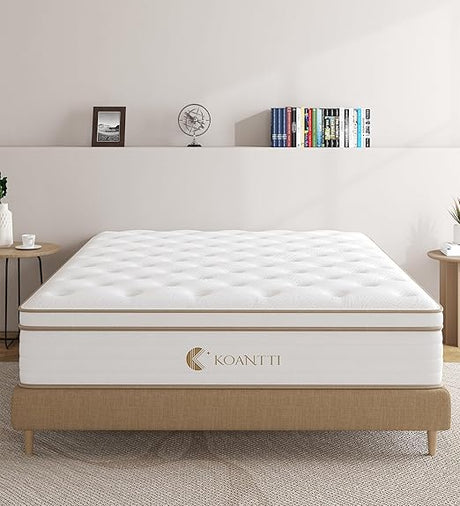 Full Size Mattresses,Hybrid 10 Inch Full Mattress in a Box,Memory Foam & Individually