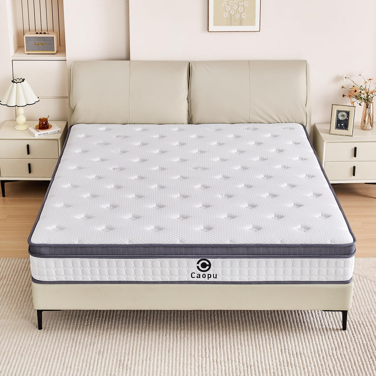 Full Size Mattress, 10 inch Hybrid Mattress in a Box, Full Mattress Medium Firm