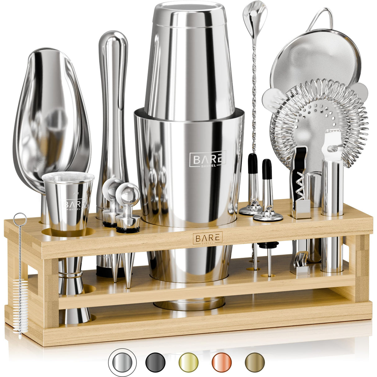 Mixology Bartender Kit Bar Set | 16-Piece Cocktail Shaker Set | Martini Barware Mixing