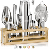 Mixology Bartender Kit Bar Set | 16-Piece Cocktail Shaker Set | Martini Barware Mixing