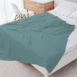 4 Layer Muslin Bed Blanket - Breathable and Lightweight Gauze Boho Blanket for Spring,