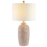 Lighting Collection Kensen Farmhouse Sandy Pearl 27-inch Bedroom Living Room Home