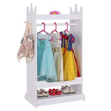 Kid’s See and Store Dress-up Center, Costume Closet for Kids, Open Hanging Armoire Closet