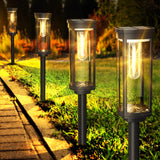 Solar Pathway Lights Outdoor 8 Pack, Bright Solar Path Lights Outside Waterproof,