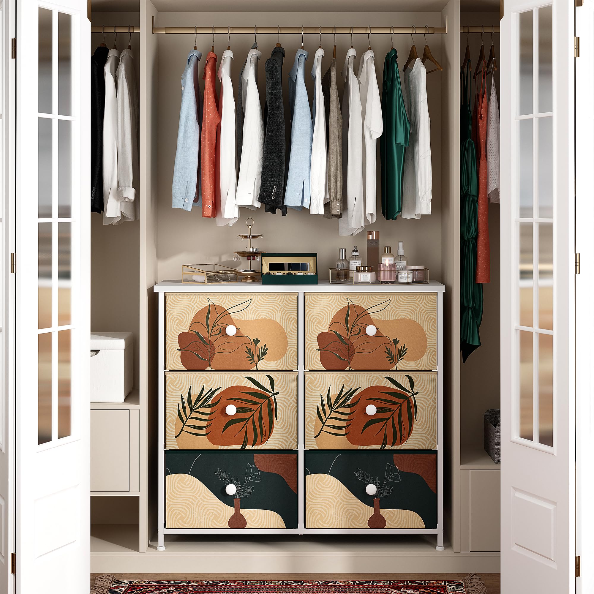 Dresser for Bedroom Small Dresser with 6 Drawer Dressers & Chests of Drawers Cute