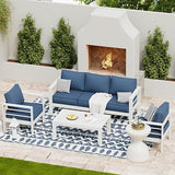 Oversized Aluminum Patio Furniture Set