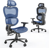 Mesh Ergonomic Office Chair Lumbar Support, High Back Mesh Computer Chair with Adjustable