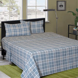 4 Piece 100% Cotton Flannel Sheet Set Queen - High GSM Deep Pockets,