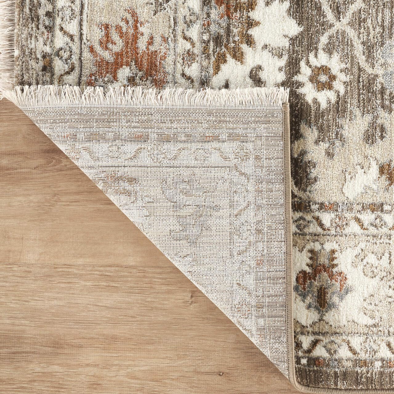 8x10 Brown Oriental Vintage Area Rug - Alara Collection