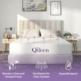 8 Inch Queen Size Mattress, Bamboo Charcoal Memory Foam Mattress, Bed in a Box