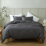French Linen Duvet Cover Set  (1 Comforter Cover,1 Pillowcase)