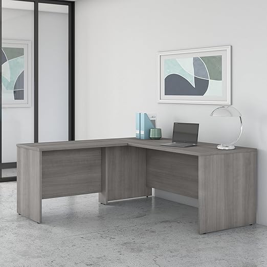 Studio C 72W x 30D L-Shaped Desk with 42W Return