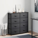 Dresser for Bedroom, 8 Drawer Storage Organizer Tall Wide Dresser for Bedroom Hallway