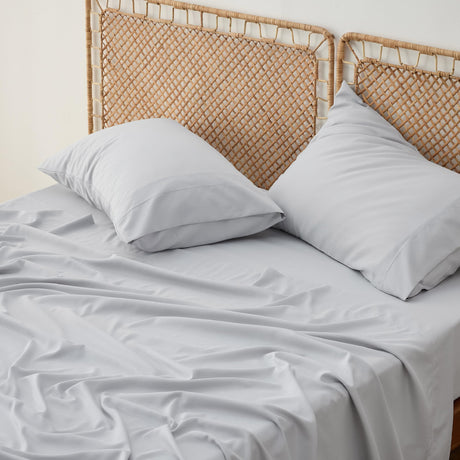 Cooling Sheets for Queen Size Bed Set, Polyester & Rayon Derived from Bamboo,