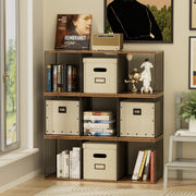 2 Cube Organizer Book Shelfs DIY Variable Stackable Cube Storage Organizer for Kid Bedroom、
