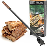 KABIN Fire Tong Log Grabber – Extra Long Firewood Claw Tongs for Fireplace