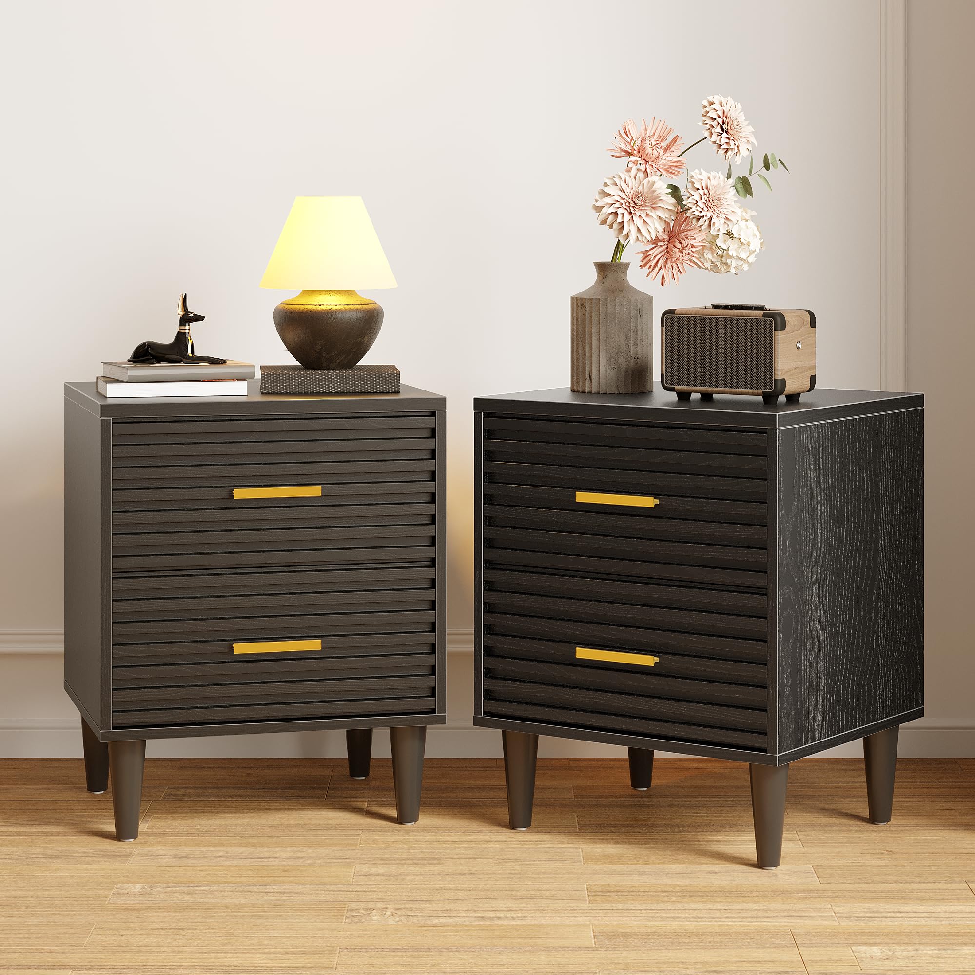 Nightstands Set of 2, Bedside Table for Bedroom