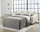 Design by Ashley Rannis Sofa Sleeper Sofabed, 76"W x 40"D x 39"H, White