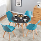 Round Kitchen Dining Table 32'' Modern Leisure Dining Room Table