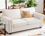 71" Mid-Century Loveseat Sofa Small Chenille Couch