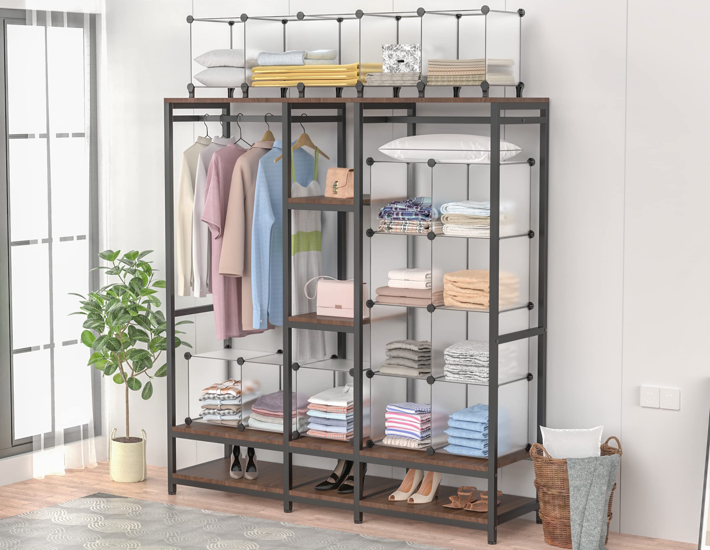 Closet Organizer, 12-Cube Closet Organizers and Storage,