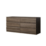 Scottsdale 6 Drawer Double Dresser, Truffle