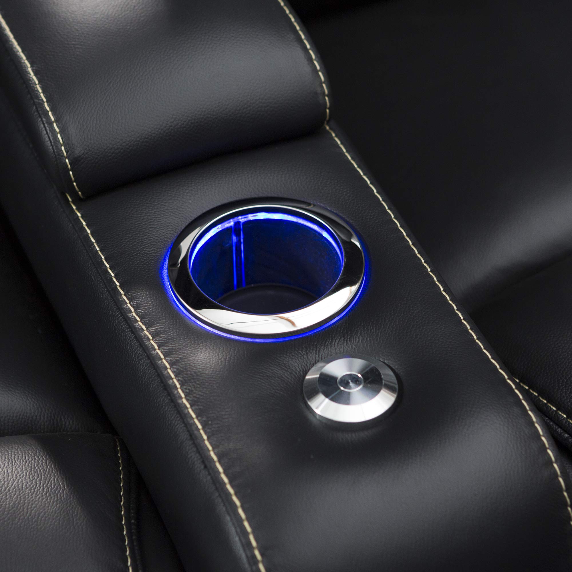 Equinox Home Theater Recliner – Top Grain Leather Power Reclining Seats