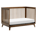 Scoot 3-in-1 Convertible Crib with Toddler Bed Conversion Kit in Natural Walnut,