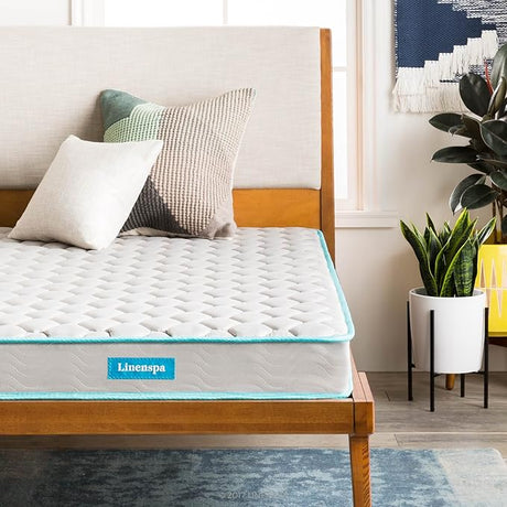 6 Inch Mattress - Firm Feel - Bonnell Spring with Foam Layer - Mattress in a Box