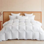 Goose Feather Down Comforter King Size - All Season Duvet Insert 750+ FP