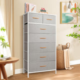 Tall Dresser for Bedroom, Vertical Storage Organizer Tower with 7 Drawers