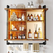 37" Floating Shelves for Wall with Led Wall Shelves for Kitchen
