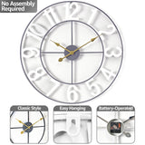 Large Wall Clock for Living Room Decor - Wall Clock for Kitchen - 24 inch (60 CM) Wall Clock Decorative