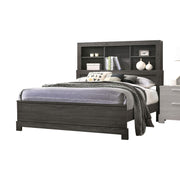 lantha Queen Bed w/Storage - - Gray Oak