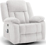 Rocker Recliner Chair, Glider Recliner Chairs for Adults, 360° Swivel Recliner