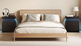 Nightstand Set of 2 Black Nightstand