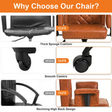 Ergonomic Office Chair with High Backrest and Adjustable Armrests