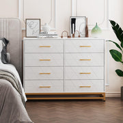 Dresser for Bedroom 8 Drawer Dresser & Chest of Drawers, Wooden Dresser Wide Dresser