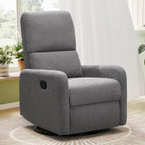 Swivel Rocking Chair - Massage Recliner, Nursery Glider with High Back