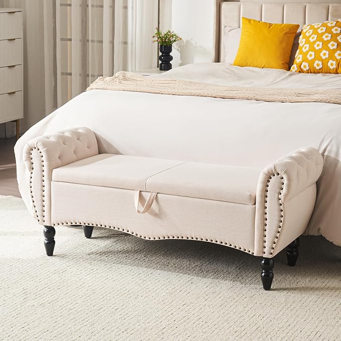51” Storage Bench, End of Bed Bench