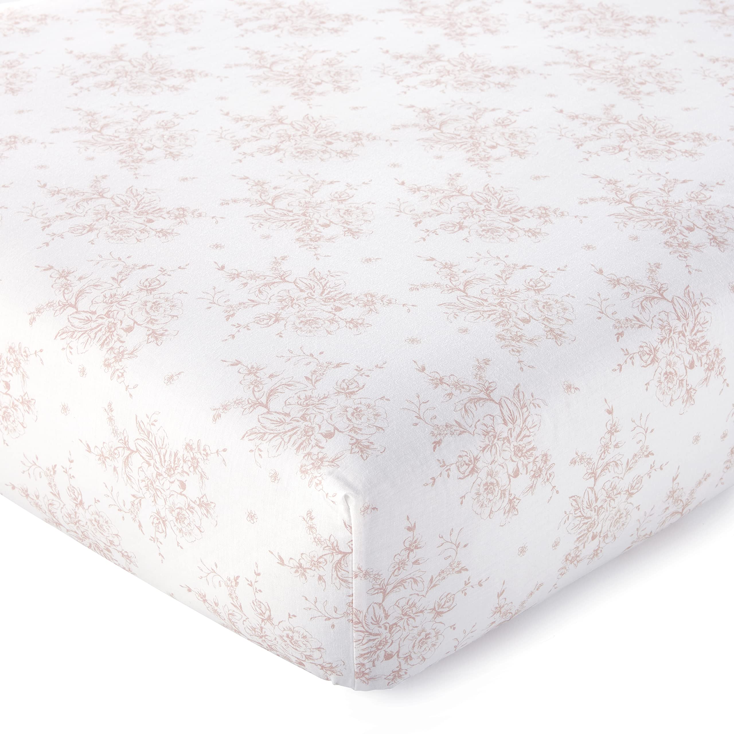 Crib Bed Set - Baby Nursery Set - Blush Velvet - Rich Velvet - 4 Piece Set Includes Quilt,
