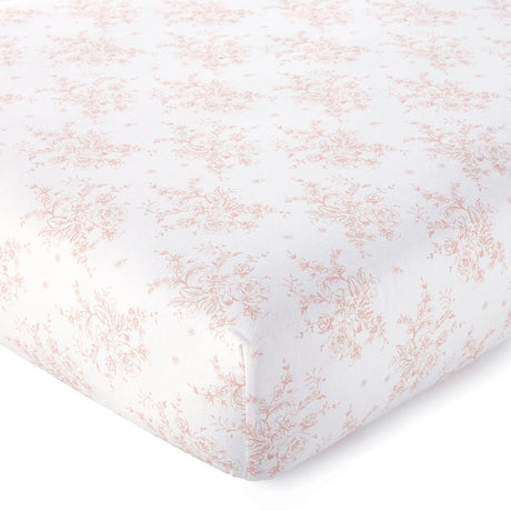 Crib Bed Set - Baby Nursery Set - Blush Velvet - Rich Velvet - 4 Piece Set Includes Quilt,