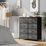 Dresser for Bedroom with 10 Drawers, Storage Drawer Organizer