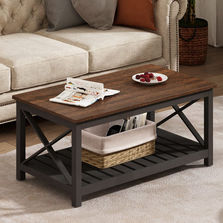 Coffee Table, Rustic Vintage Farmhouse Living Room Table